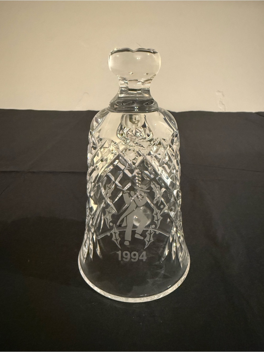 Vintage Waterford Crystal Christmas Bell
